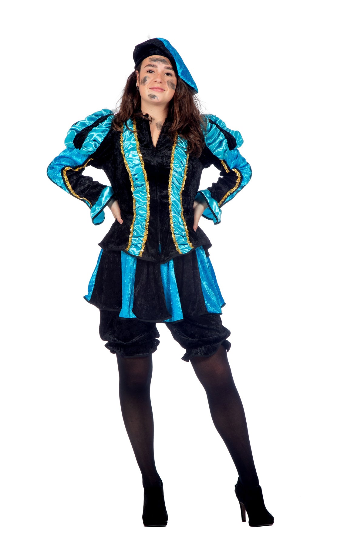 Pietenpak Dames Blauw
