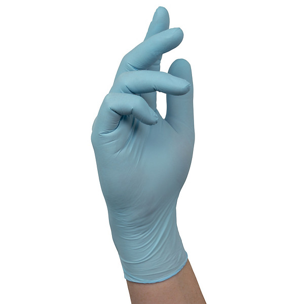 Gants jetables nitrile non poudrés Ansell Microflex 93-833 taille 7, boîte de 250