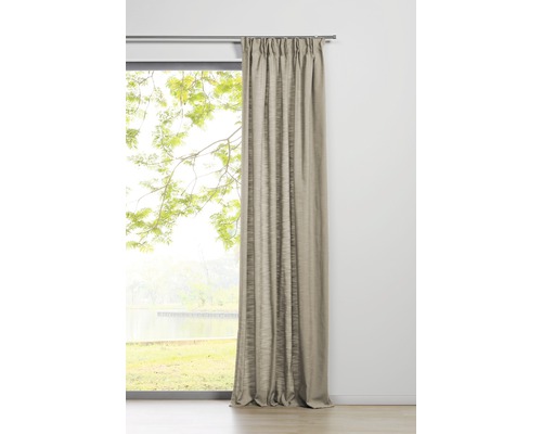 Gordijn met gordijnband, balans beige, 135x245 cm