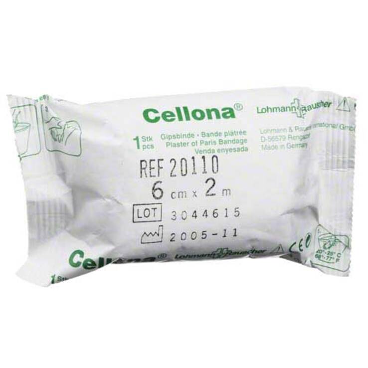 Cellona Gipsbinden 2mx6cm, 1 St