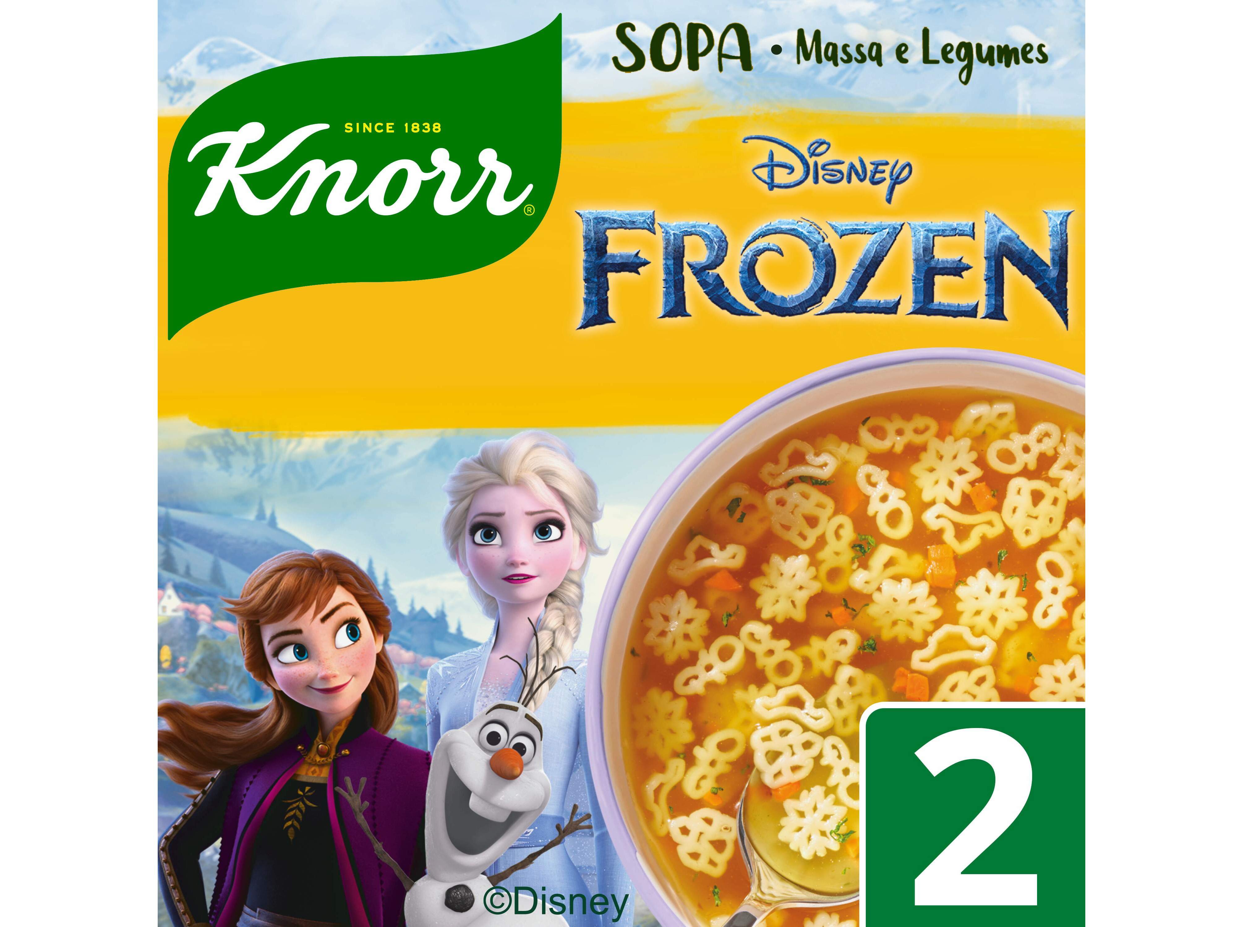 SOPA DISNEY FROZEN KNORR 40G