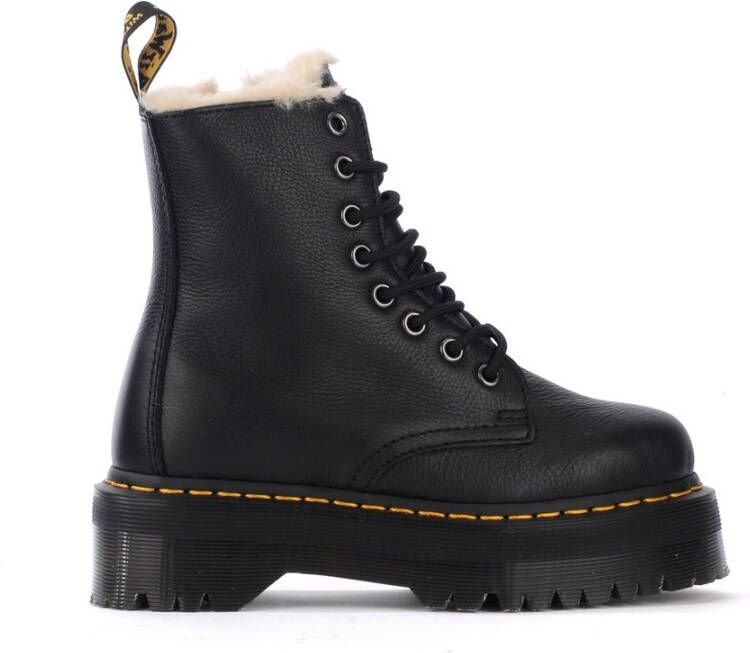 Dr Martens Jadon Faux Fur Lined Platform Boots Dr. Martens Zwart