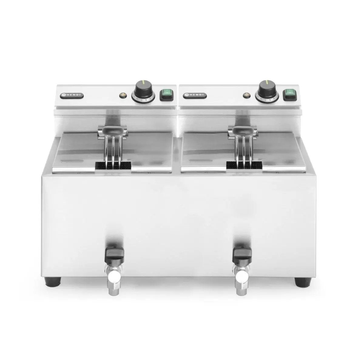 Fritteuse Öl HENDI Fritteuse Mastercook Silber