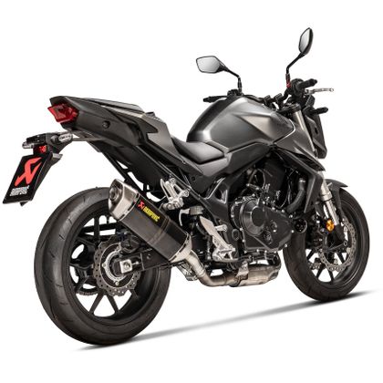 Silencieux Akrapovic Carbone embout Titane - Noir