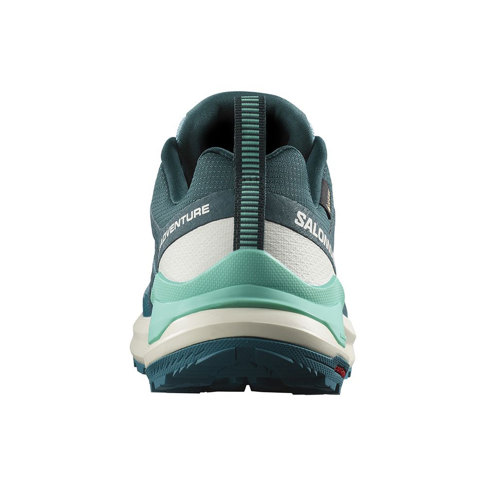 Salomon X-ADVENTURE GTX W - Chaussures trail Femme dusty turquoise/vanilla ice/cockatoo