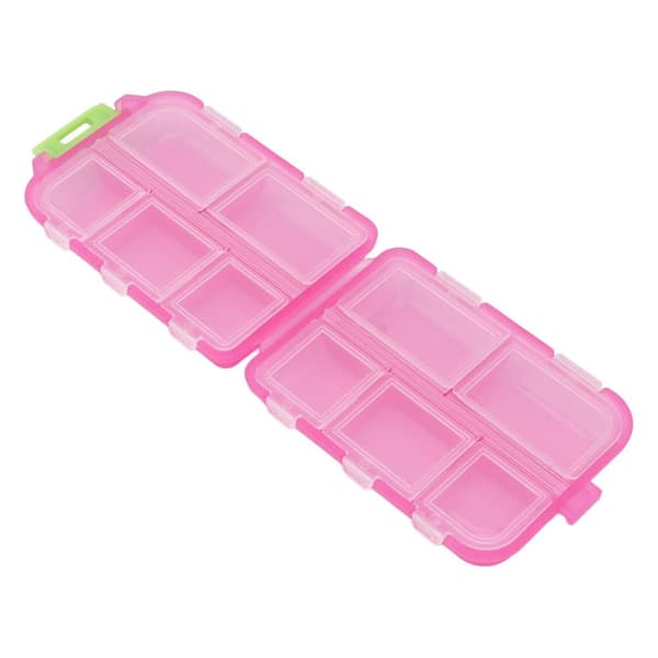 Kompakt Reisepilleboks / Medisinorganisator - Pink