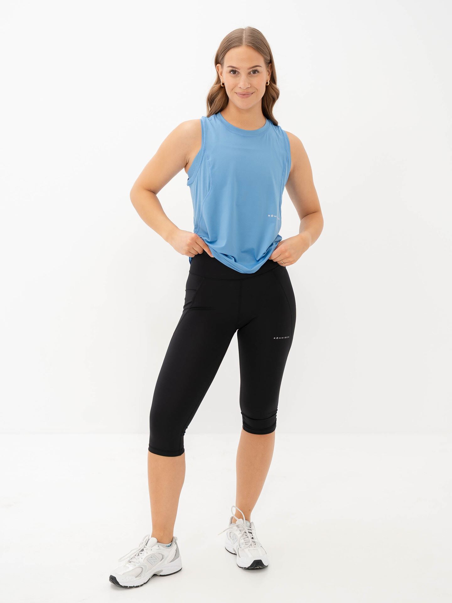Flattering High Waist Capri Tights