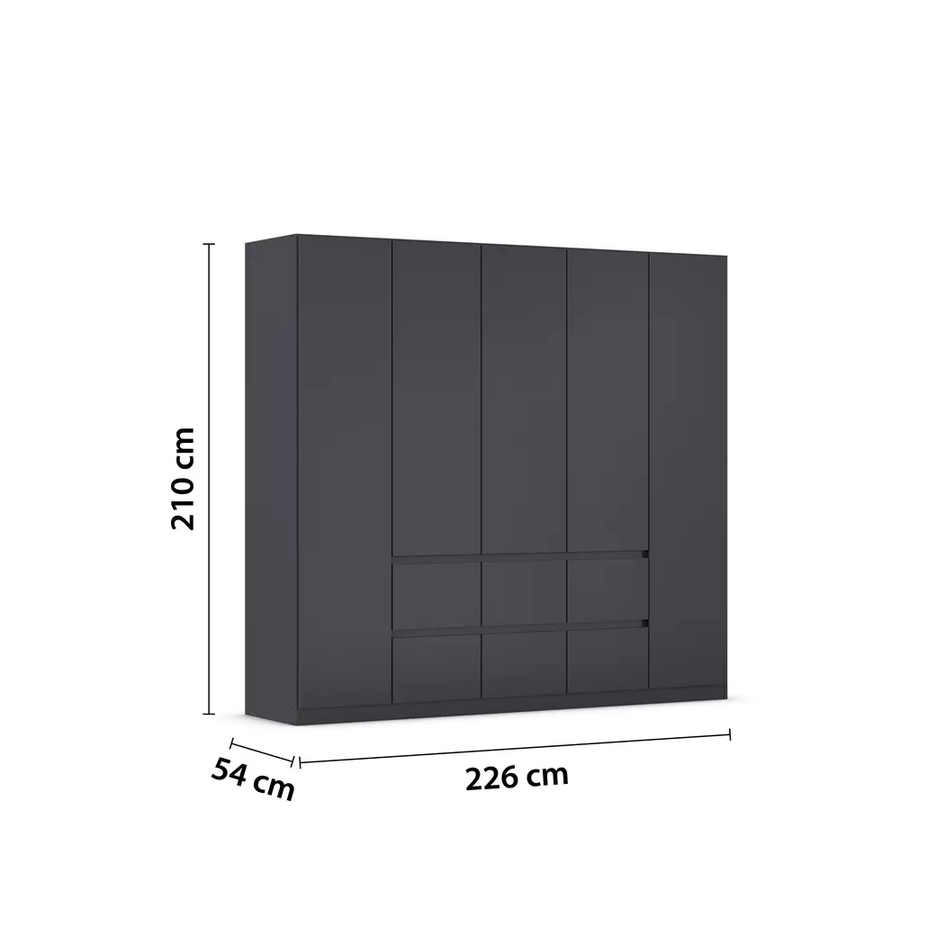 Kleiderschrank Mainz 226 x 210 cm