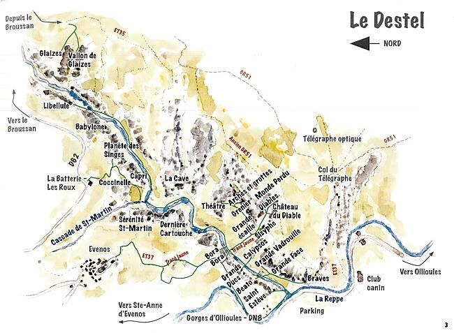V TOPO - LE DESTEL MONTAGNES DE TOULON