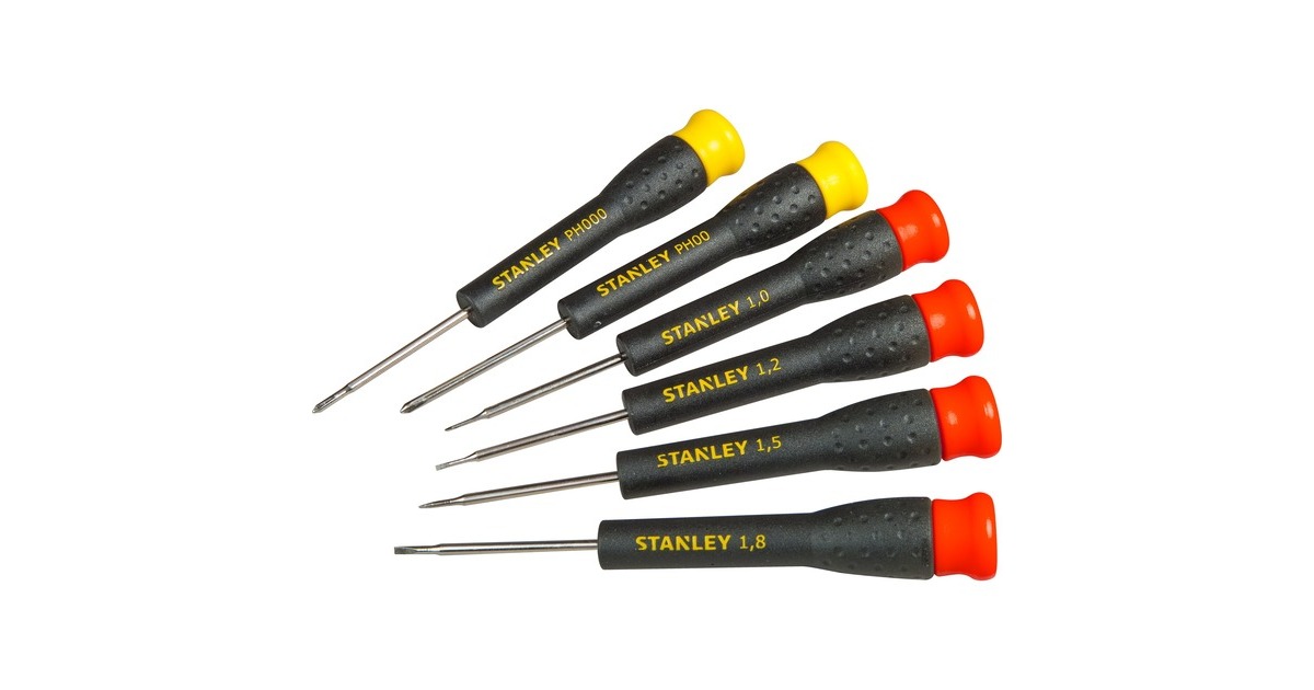StanleyPrecisieschroevendraaierset  (6-delig)