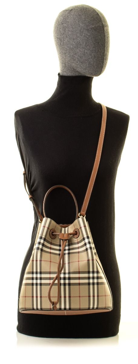 Burberry Small Drawstring Bucket Bag