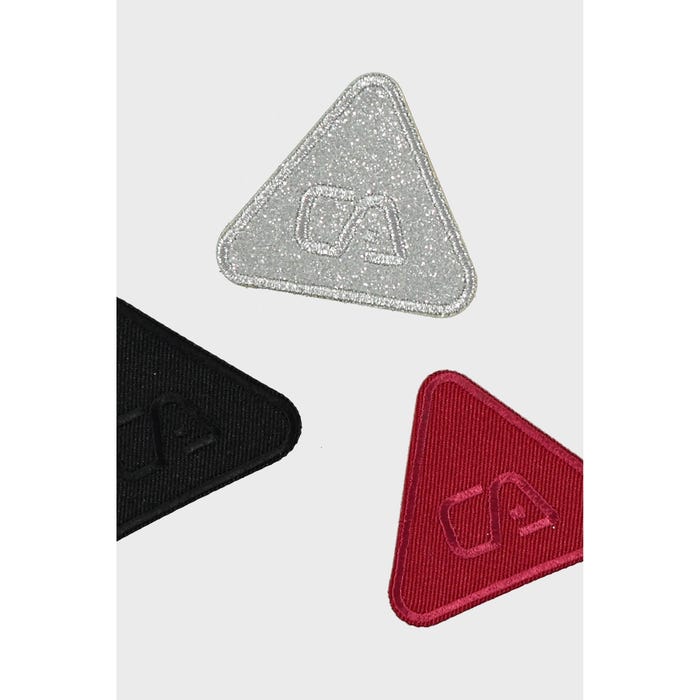 Atelier Veritas-Set van 3 patches met driehoeken
