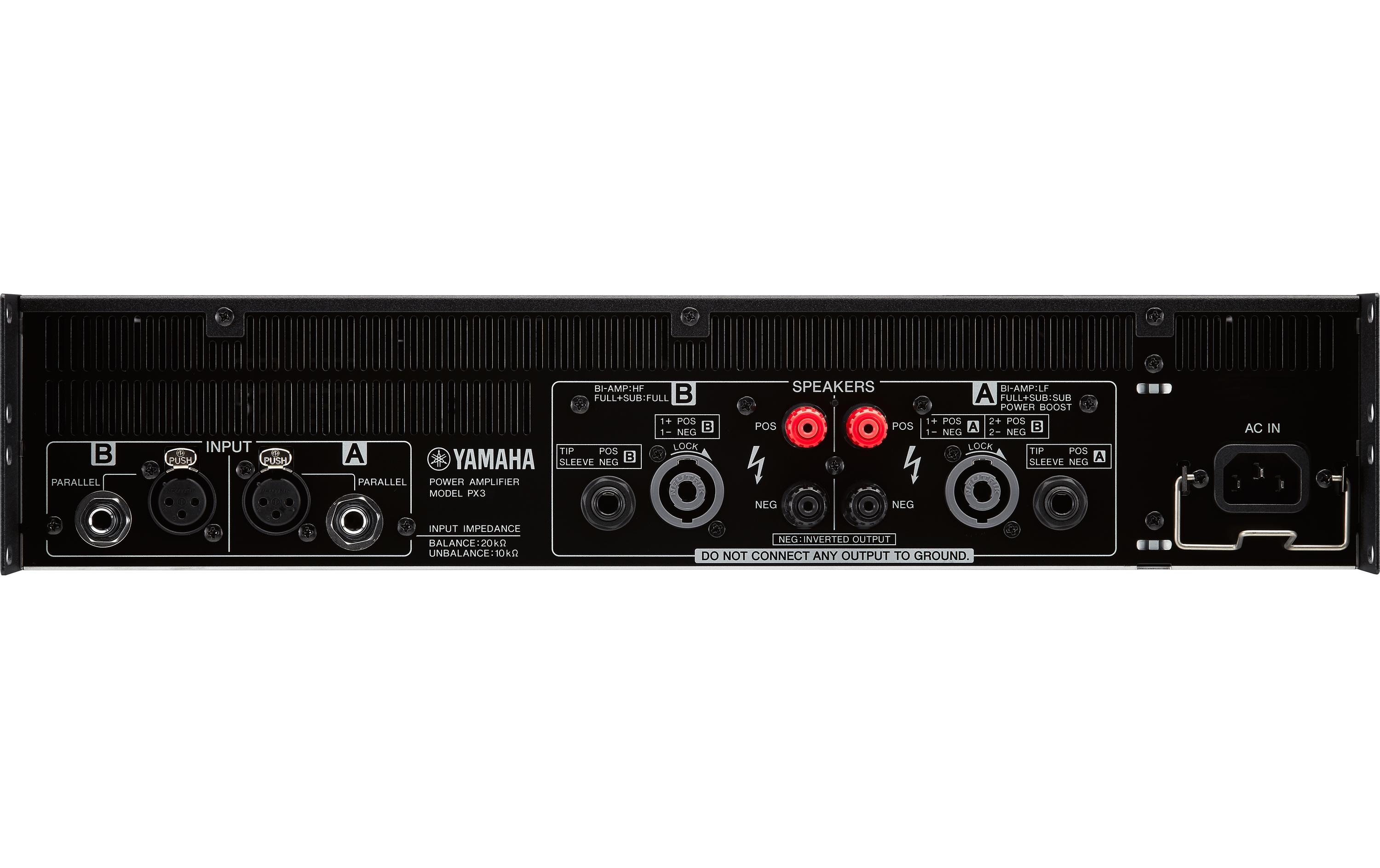 Endstufe PX 3 - 2x 500 W<br>Digitaler 2-Kanal-Leistungsverstärker für Live-Beschallung und Installation