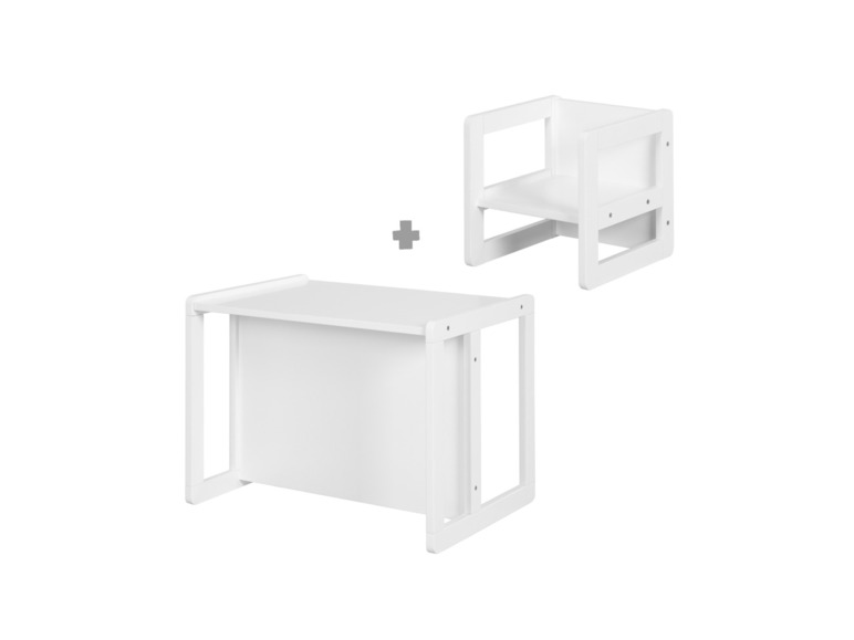 Kindertafel met stoel Montessori 3-in-1