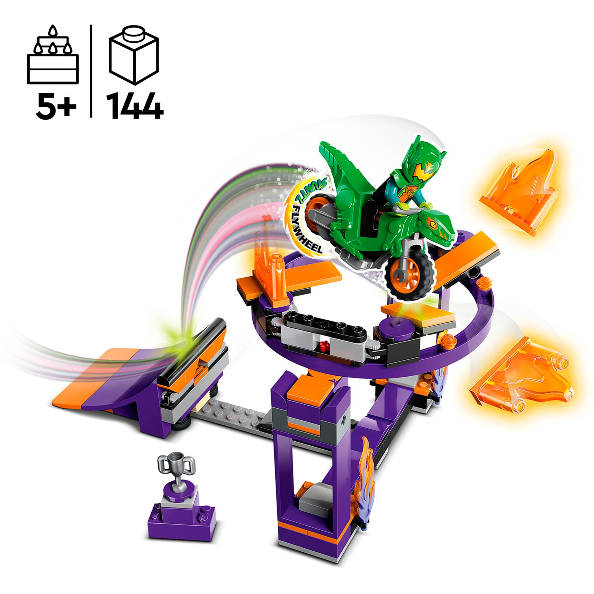 LEGO Konstruktionsspielzeug City Sturzflug-Challenge