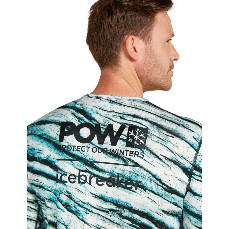 Icebreaker Herren 200 Oasis Crewe Protect Our Winters Longsleeve