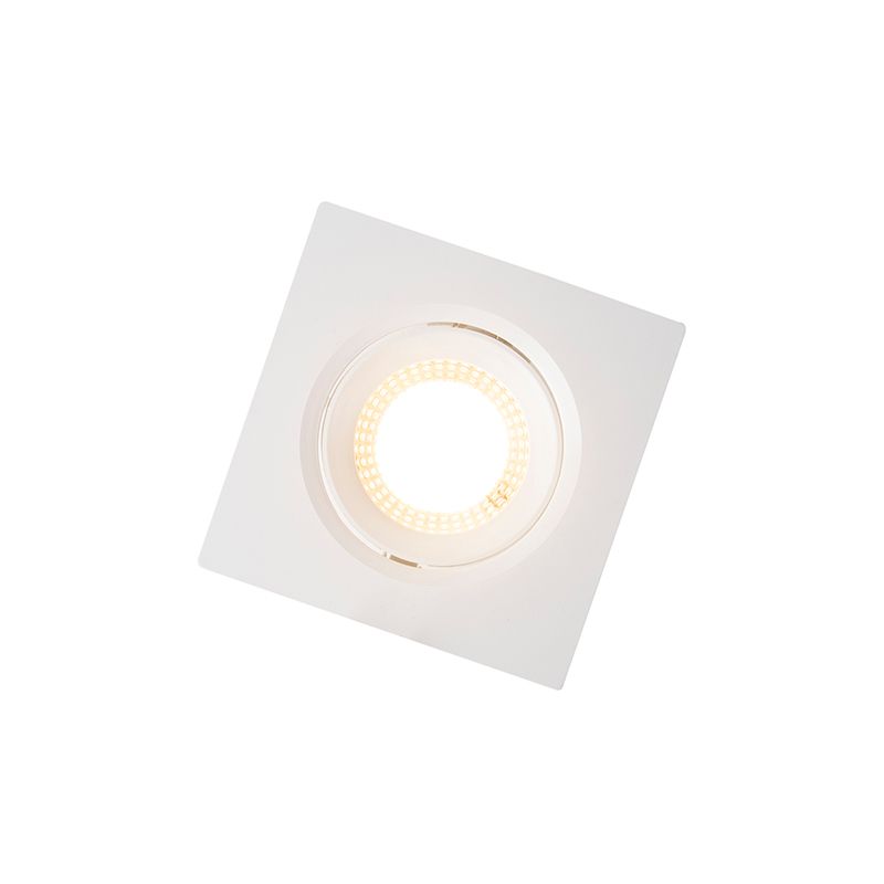 Set van 3 inbouwspots wit incl. LED 3-staps dimbaar - Miu