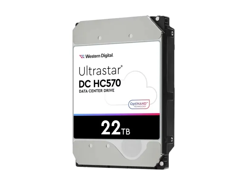 WD Ultrastar DC HC570 - Harddisk - krypteret - 22 TB - intern - 3.5