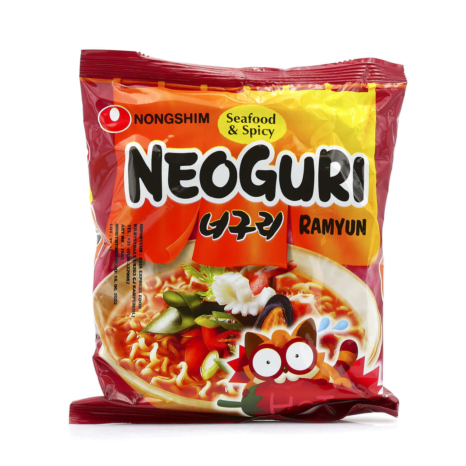 Nouilles instantanées Neoguri épicées - Ramyun saveur fruits de mer