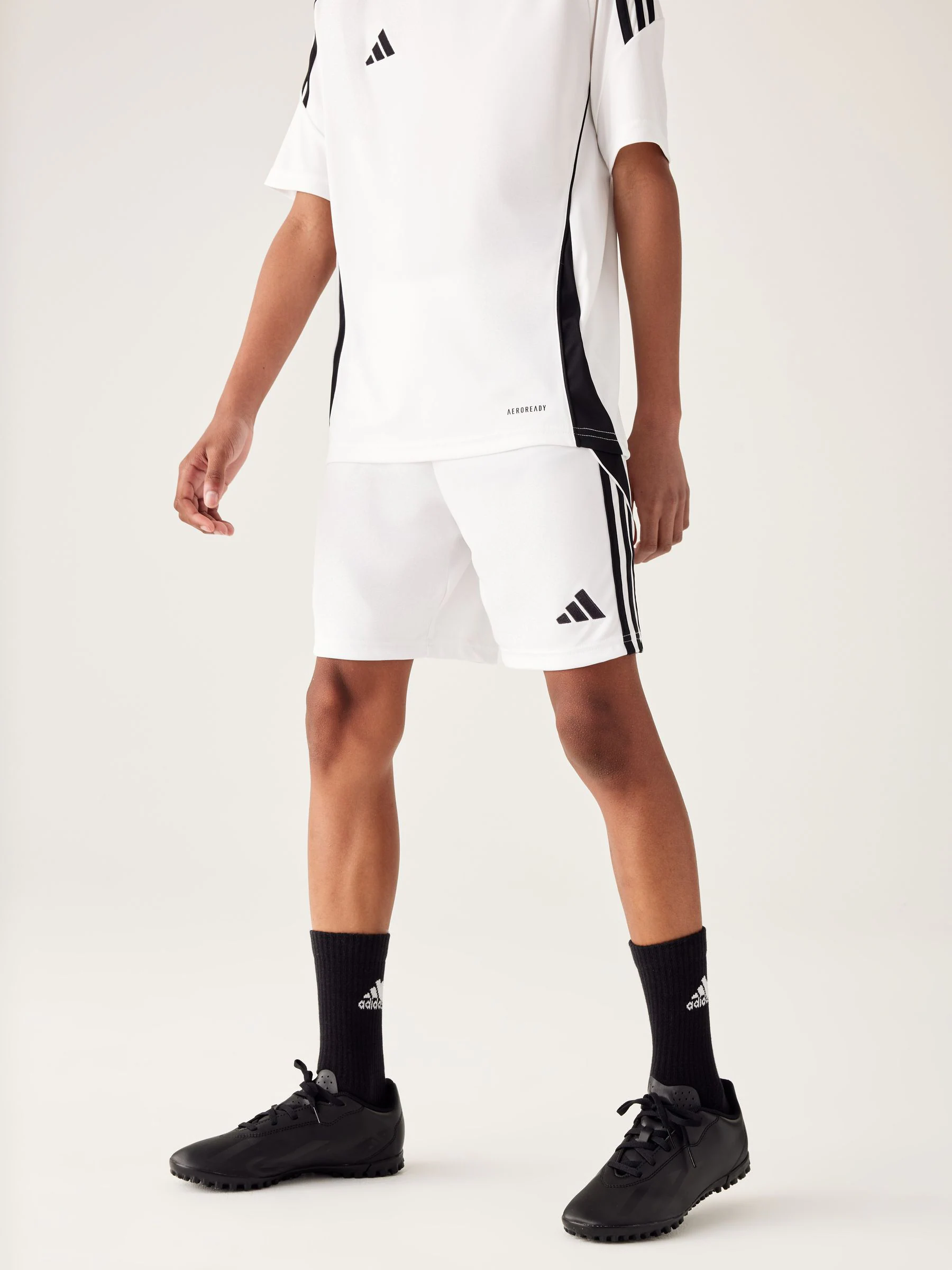 Wit/zwart - adidas Tiro 24 shorts voor kinderen