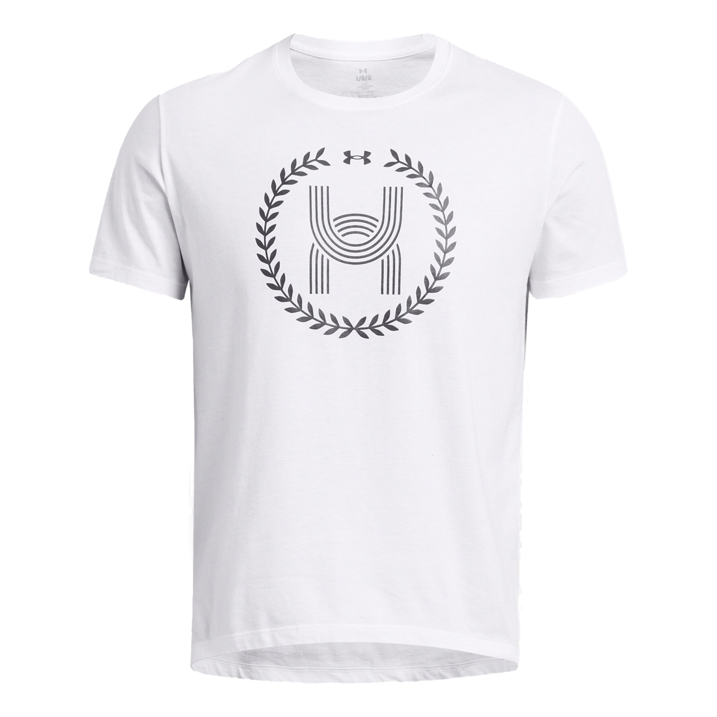 Under Armour Run Everywhere Wreath SS Maillot De Course Hommes - Blanc , Gris
