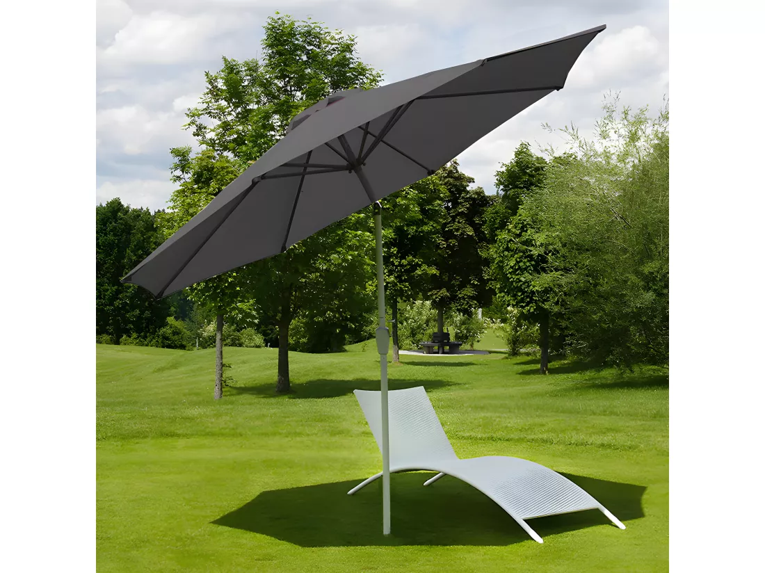 Parasol de jardin Ø aluminium 300 x 300 x 242 cm 04_0003885