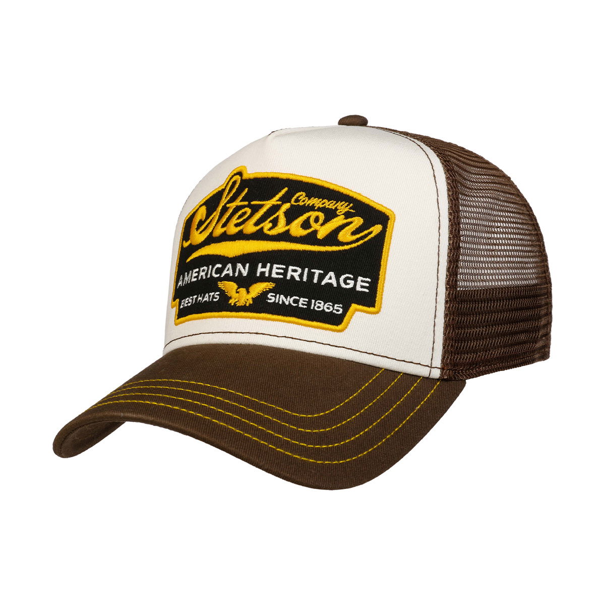 Stetson American Heritage Trucker Cap (Dark Brown)