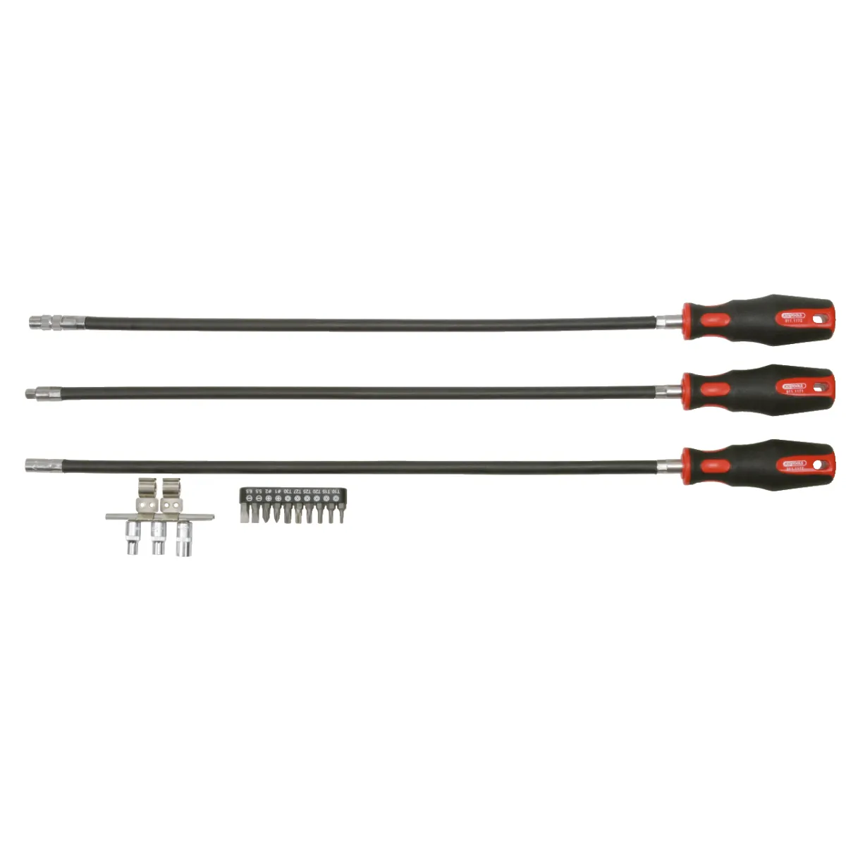 KS Tools Jeu de 3 tournevis flexibles TV 7