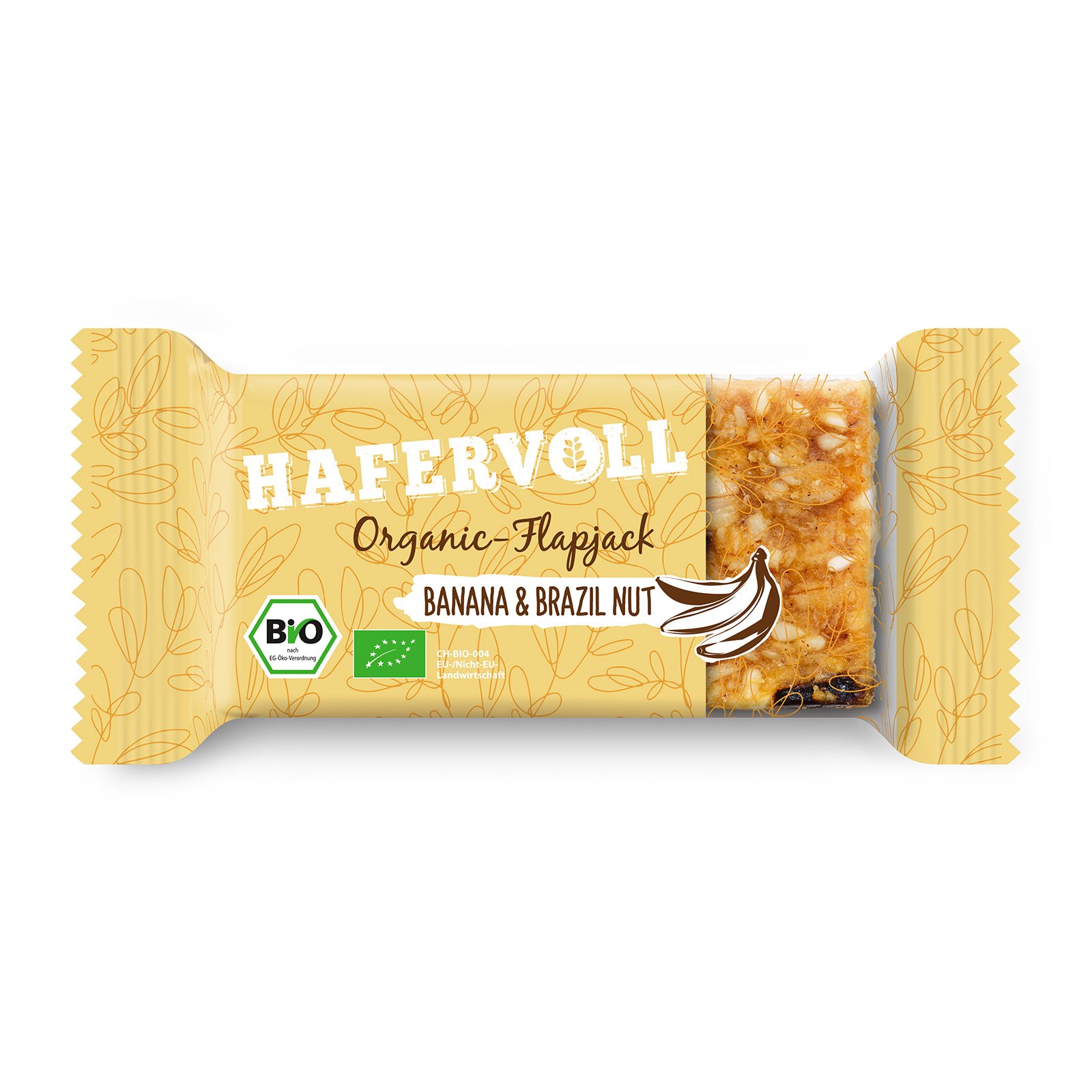 Hafervoll Bio Organic Flapjack Banana & Brazil Nut