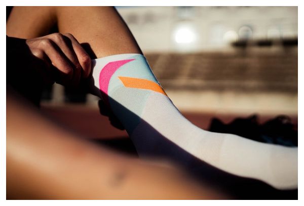 Chaussettes Incylence Strikes Blanc/Bleu