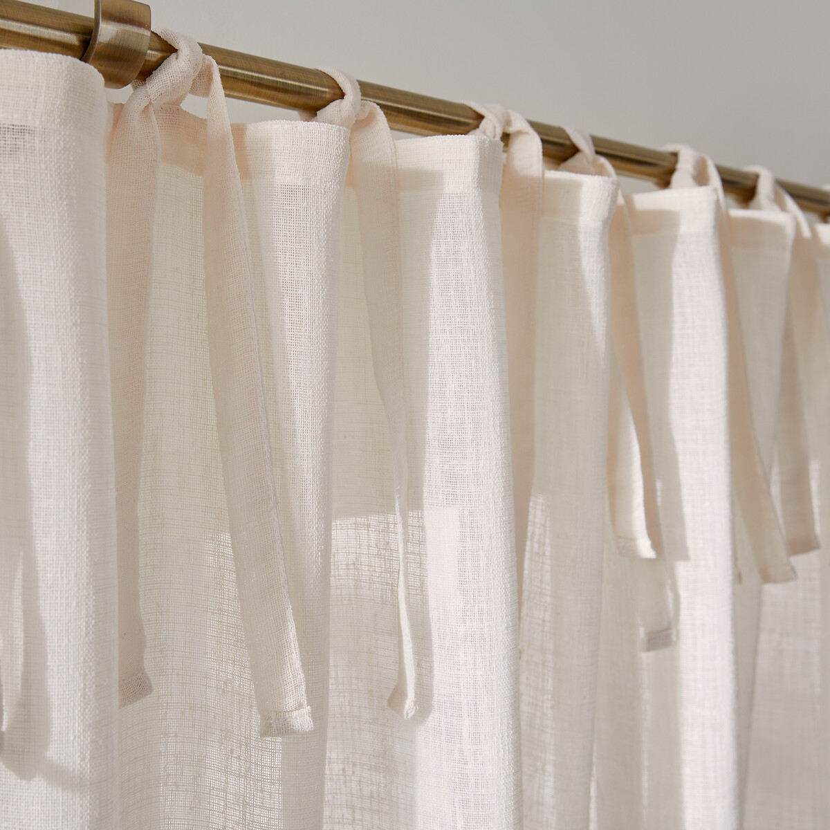 LA REDOUTE INTERIEURS<br>Cortina de vidro com laços, Nyong