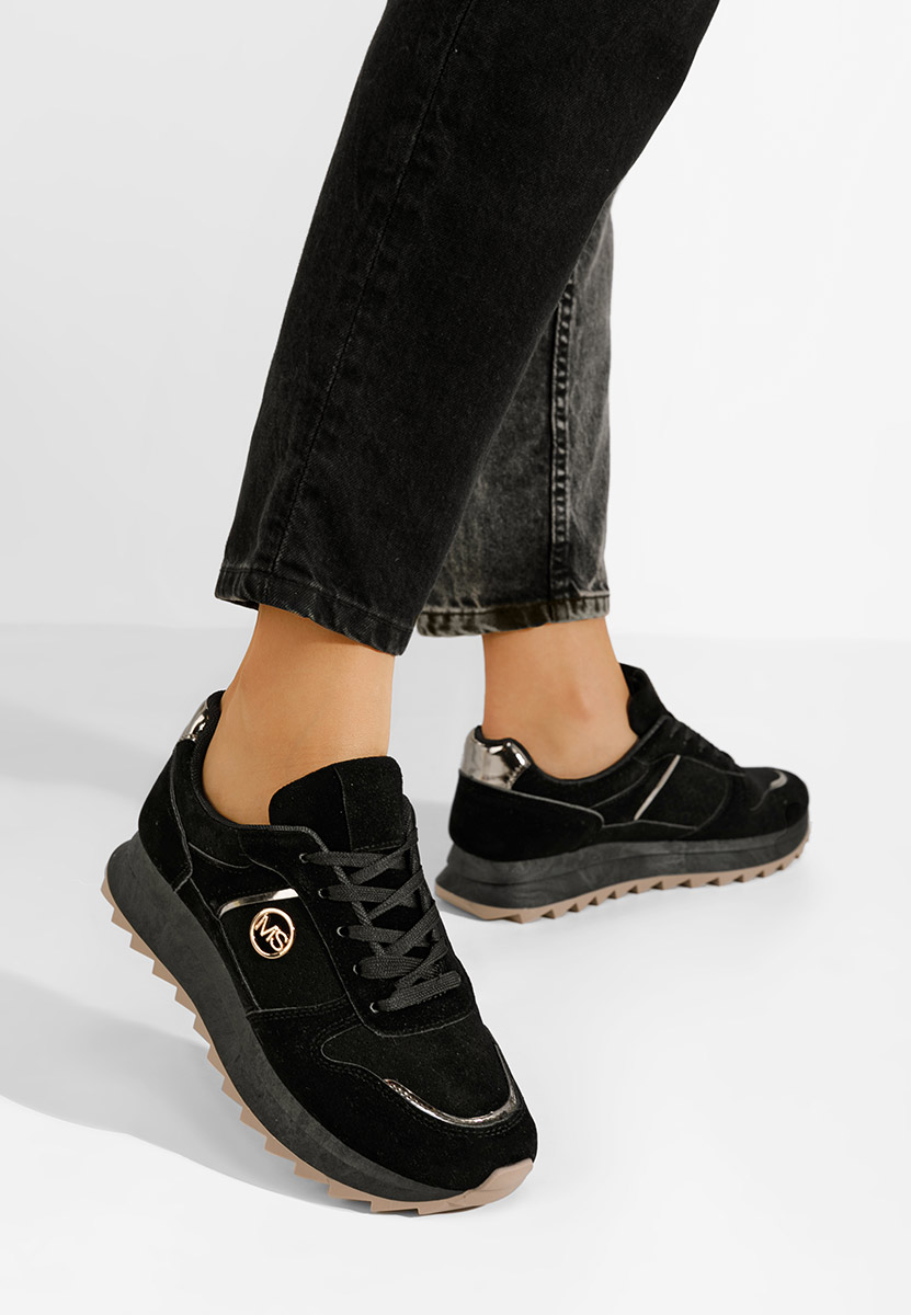 Baskets pour femme noirs Tanitia