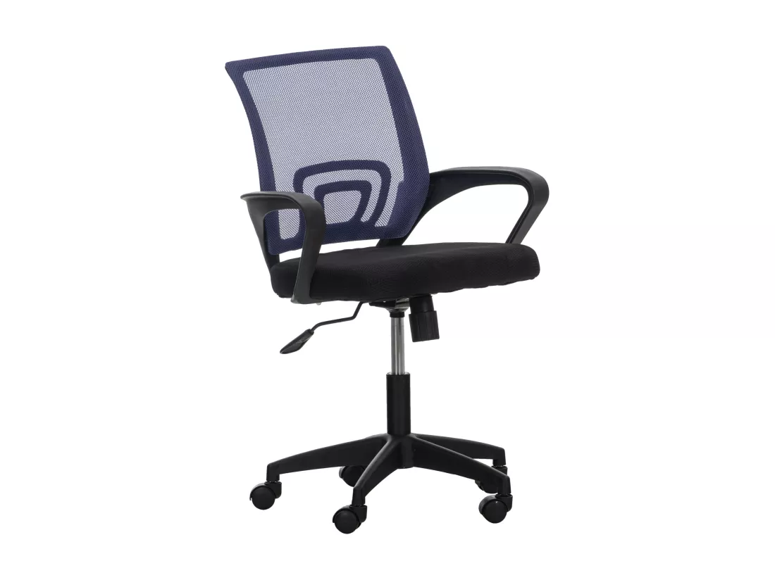 Chaise de bureau - Microfibre & Plastique - Violet - Auburn
