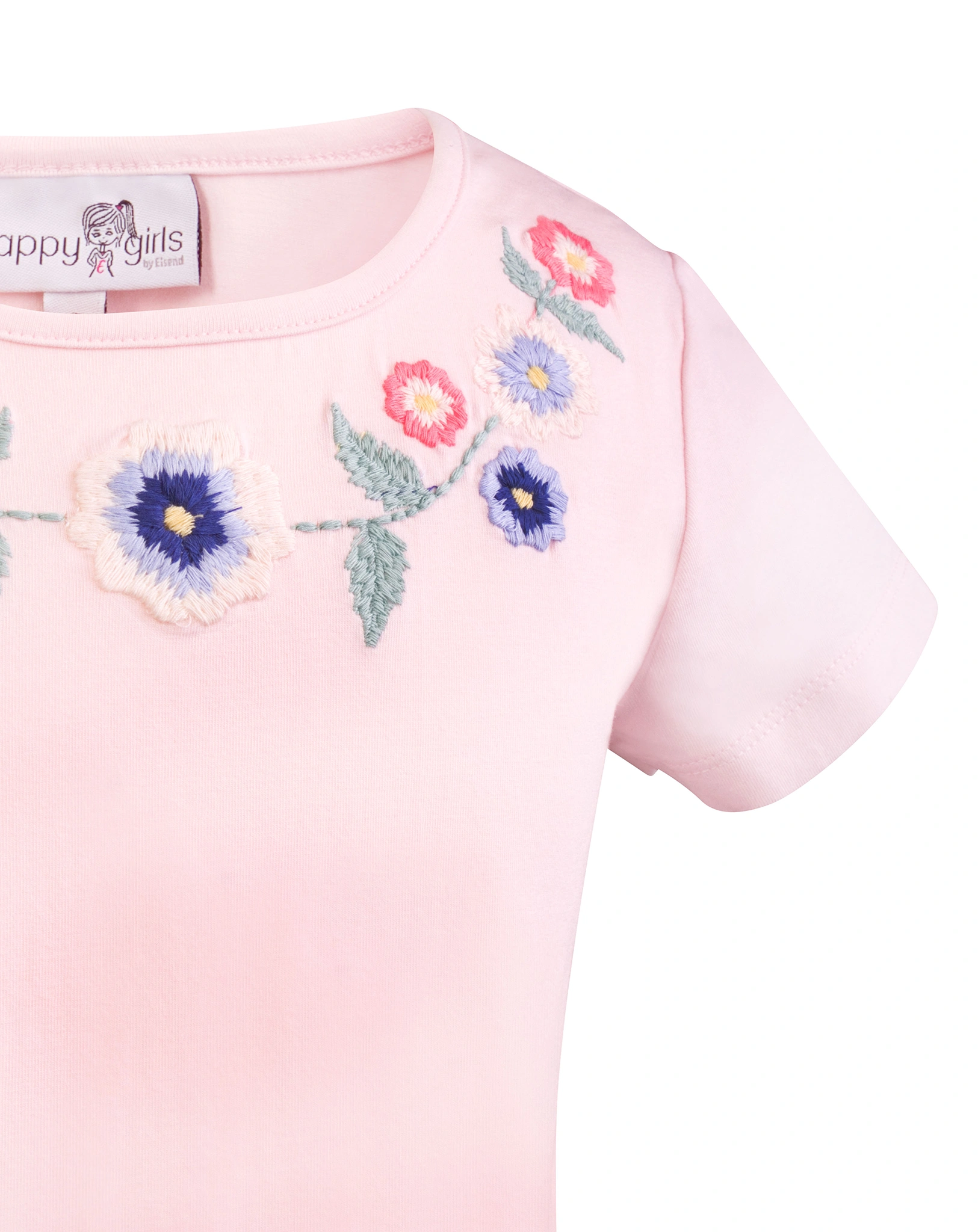 Kurzarmkleid BLUMENKETTE in rose