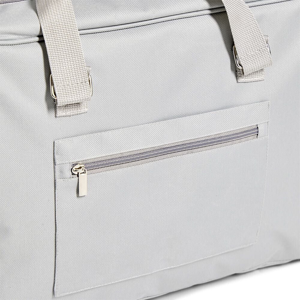 Sac cabine multi-compartiments polyester gris 45x21xH32cm