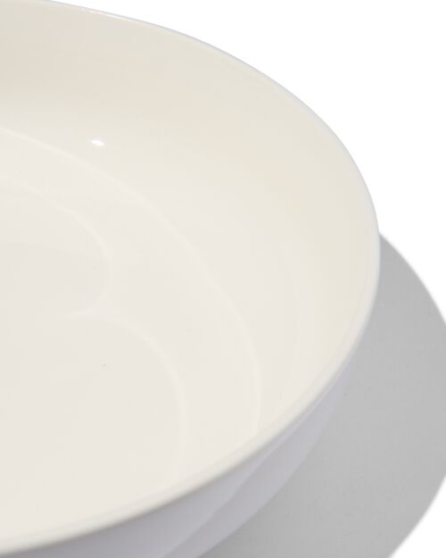 assiette creuse - 21 cm - Rome - new bone - blanche