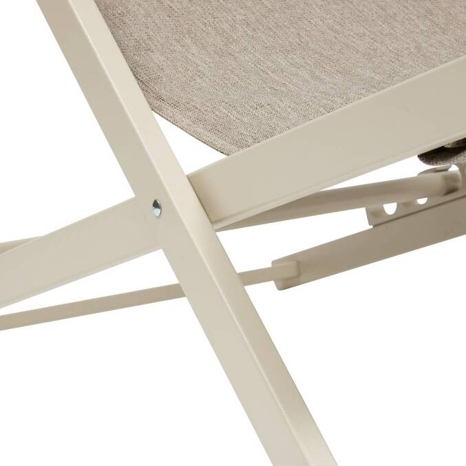 Chilienne de jardin pliable LUNIVIA Argile