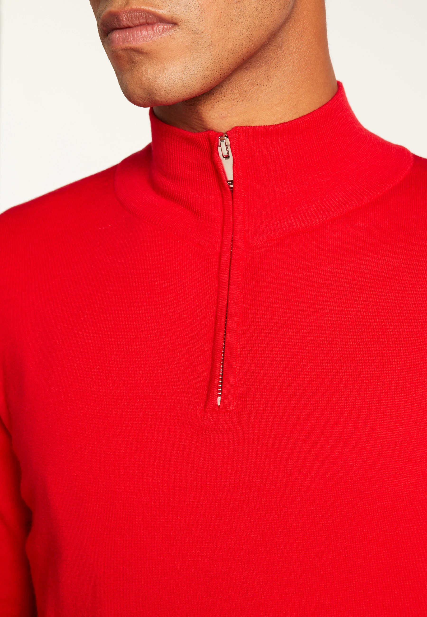 RYANAH24 - Pull camionneur laine mérinos | Rouge