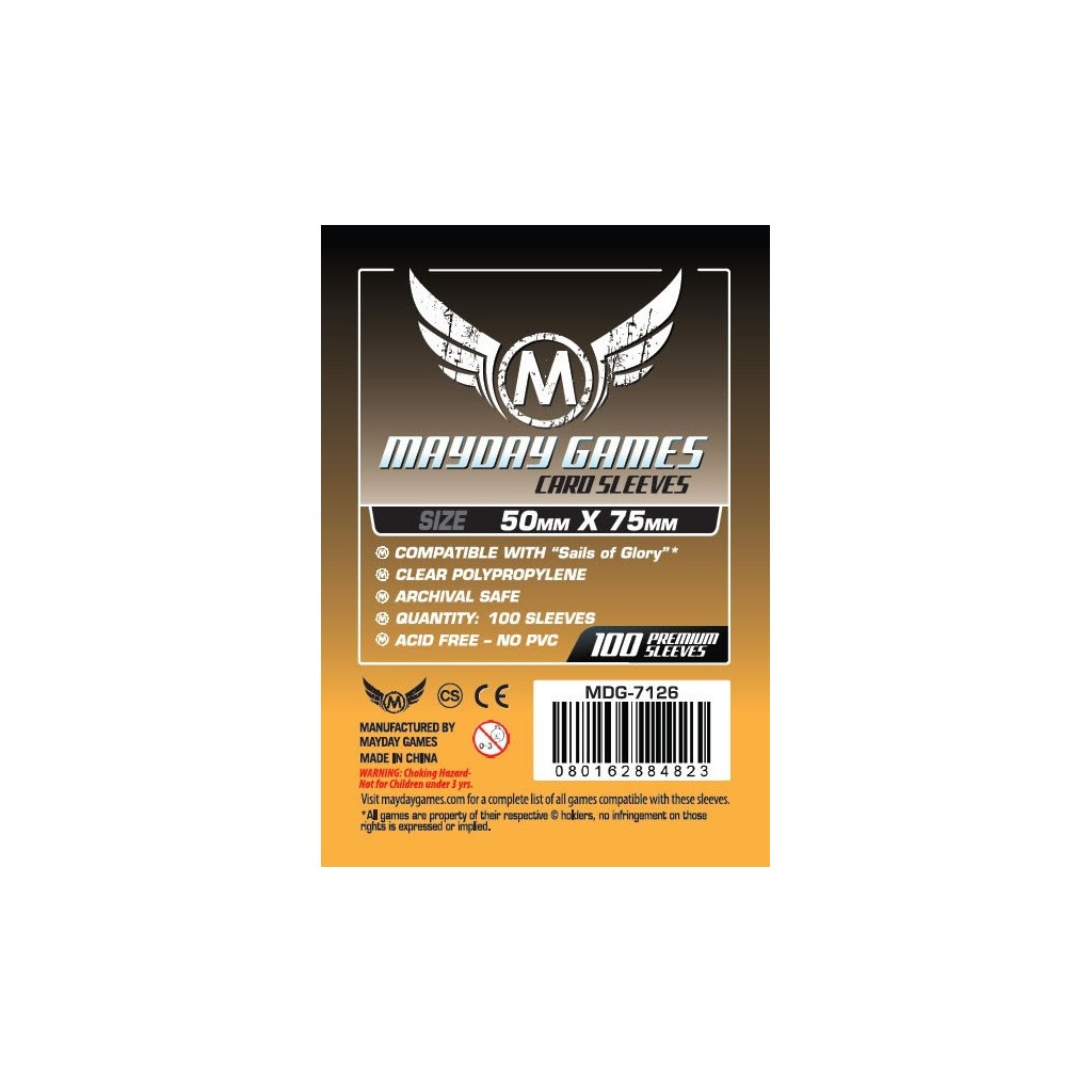 Mayday - Card Sleeves Sails of Glory - 50x75 mm - 100p