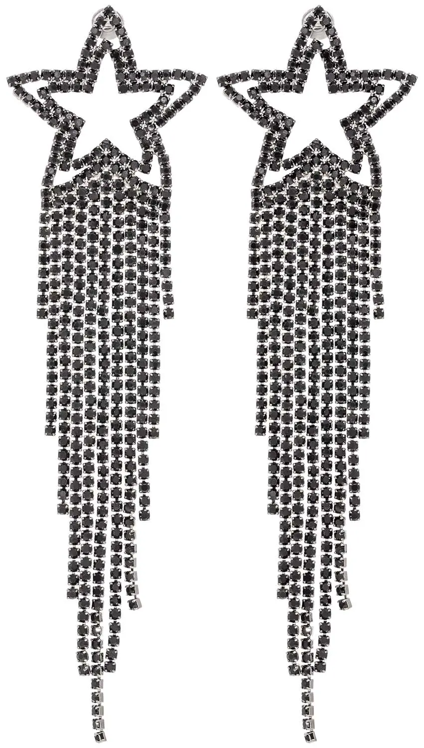 Ohrstecker - Black Stars