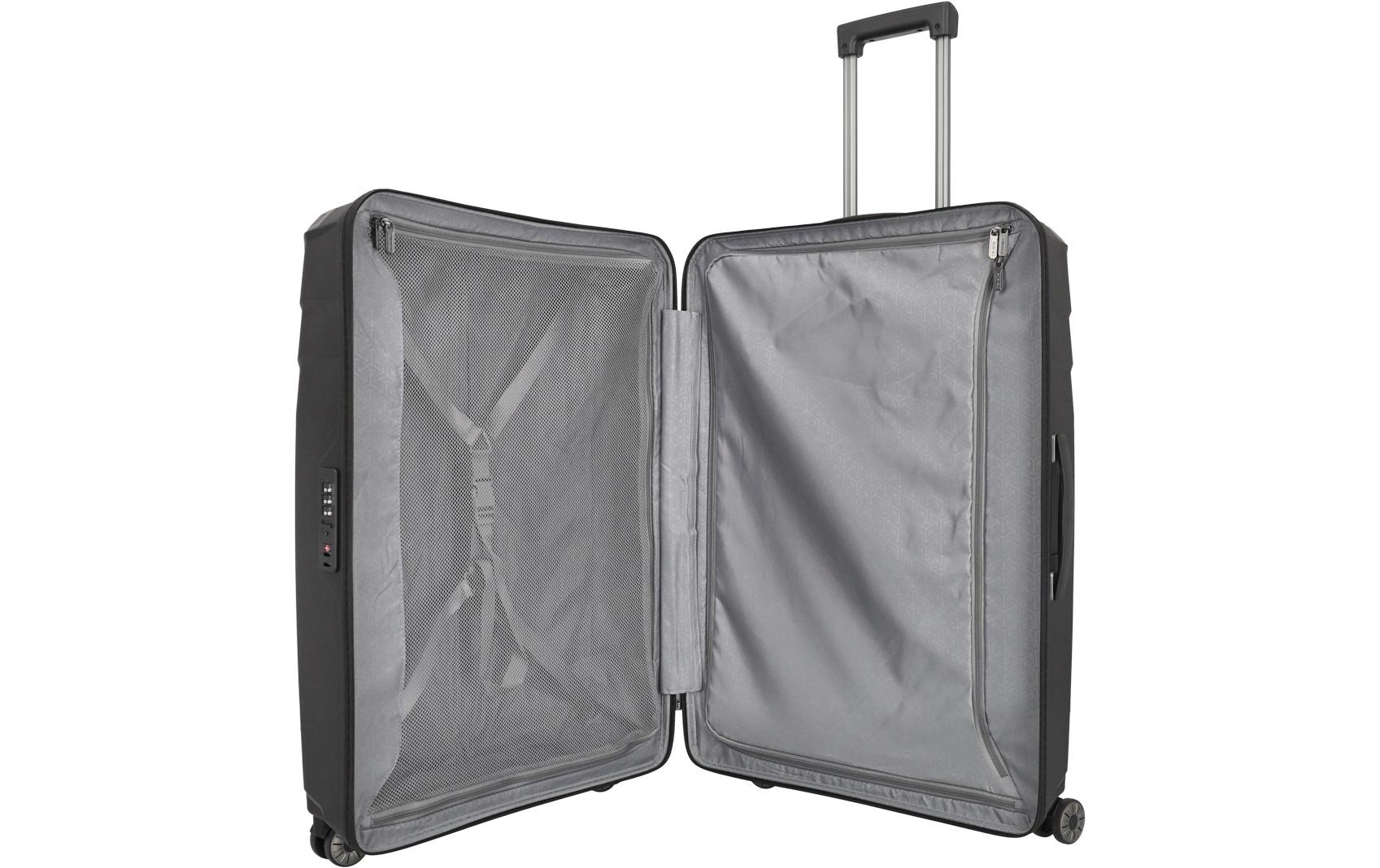 Koffer Elvaa Trolley L 102 l, Schwarz<br>Reisekoffer