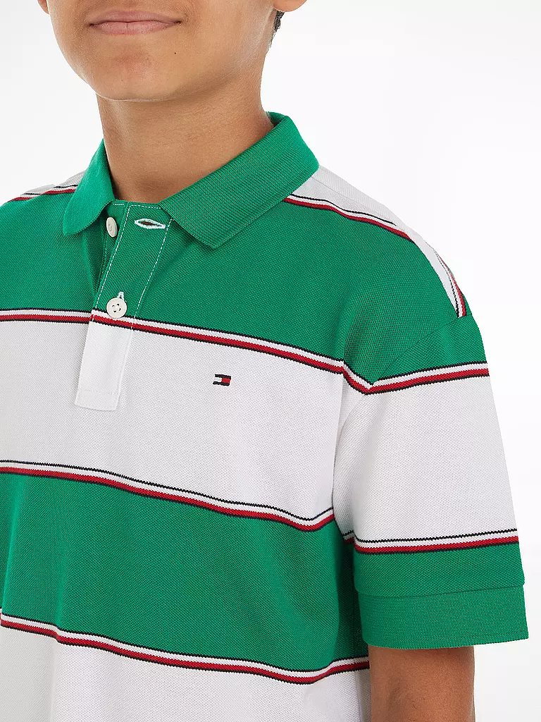 TOMMY HILFIGER Jungen Poloshirt grün