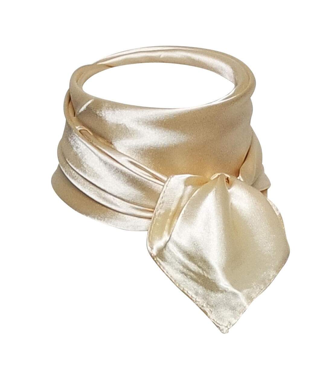Foulard polysatin uni