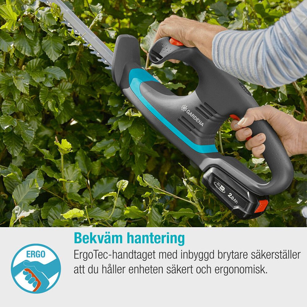 HEKKSAKS GARDENA POWERFORALL EASYCUT 40/18V 1X2,0AH