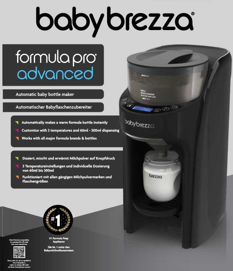Baby Brezza Formula Pro Advanced Set, schwarz