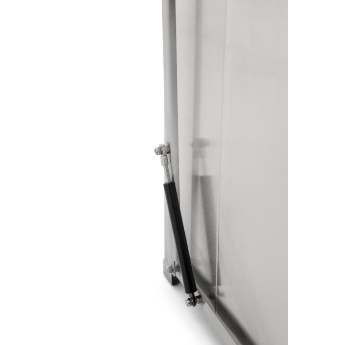 Industriële pedaalemmer 152 liter mat RVS (VB058143)