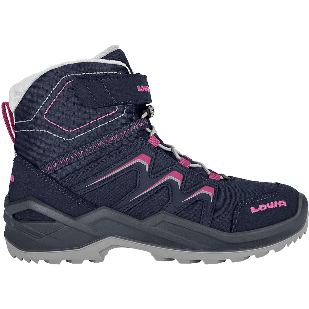 LOWA Maddox Warm GORE-TEX® Mid Winterschuhe Kinder navy