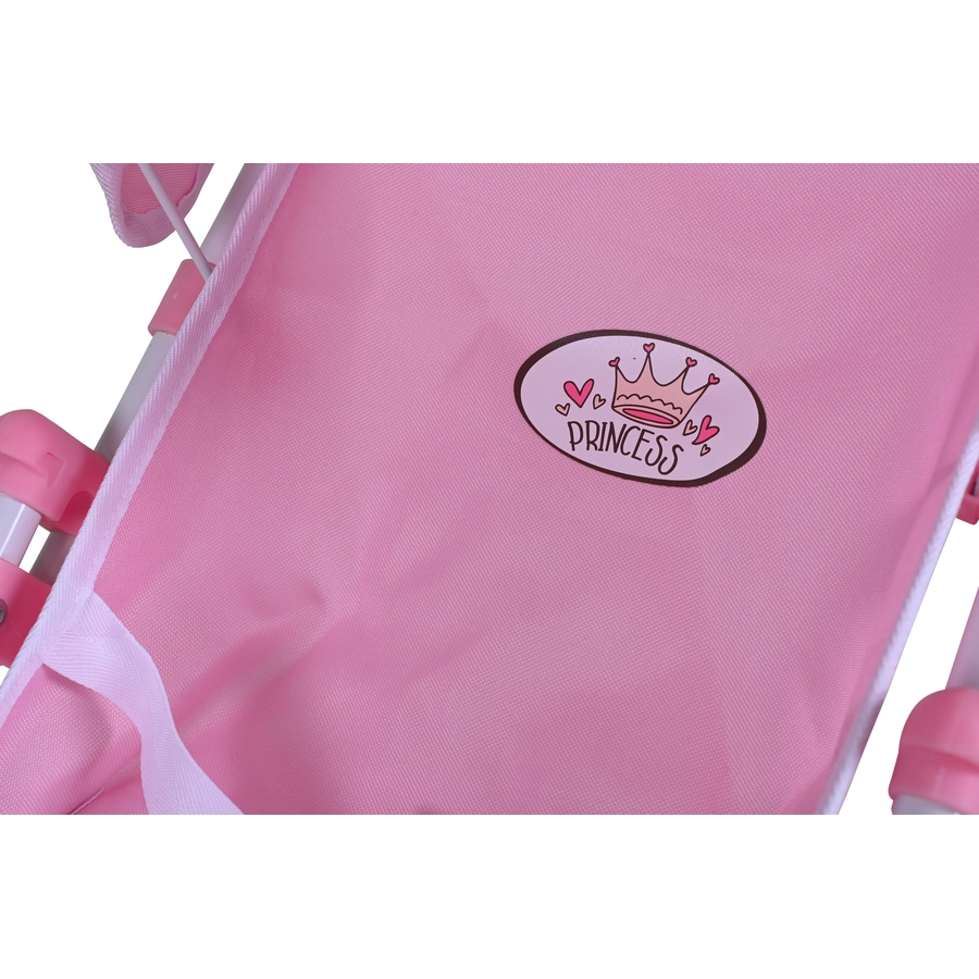 knorr toys® Puppenbuggy Jogger Lio - Princess white rose rosa