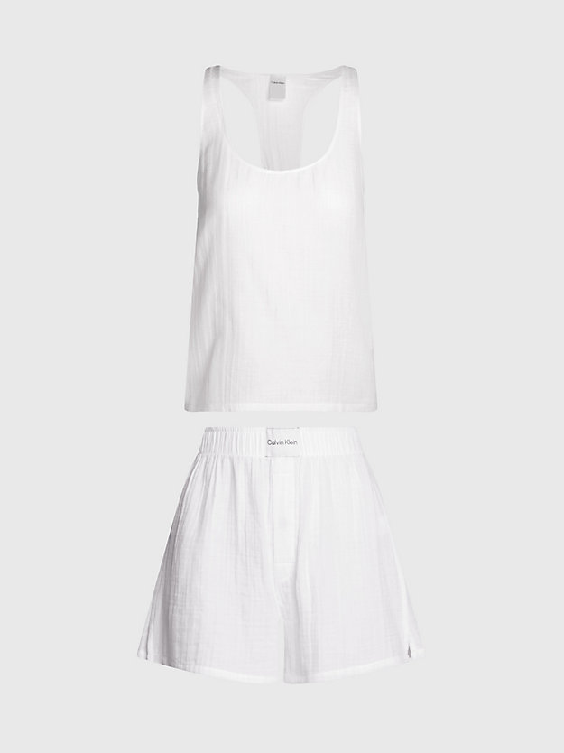 Top e shorts de pijama