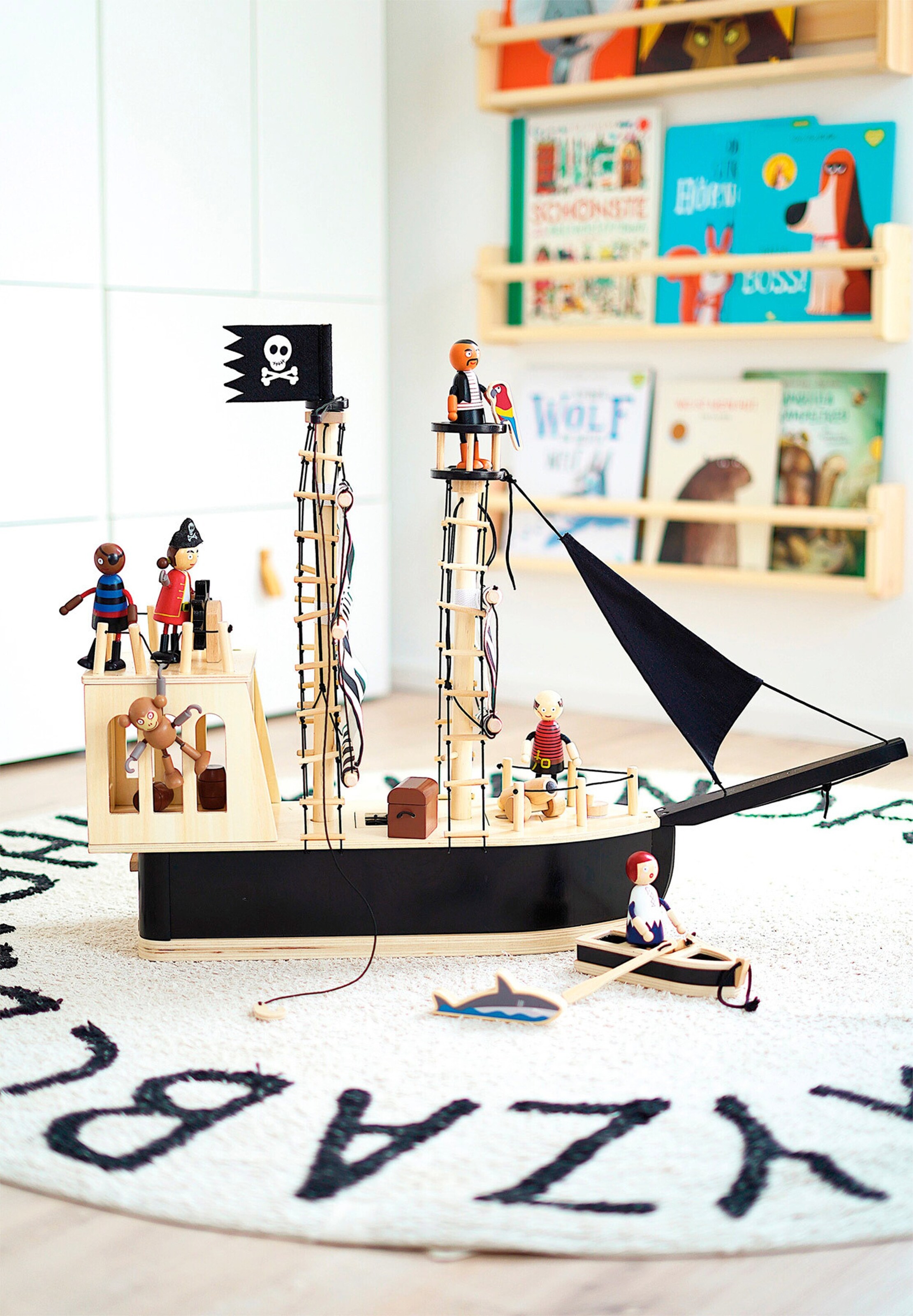 small foot Biegepuppen Piraten Figuren